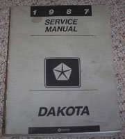 1987 Dodge Dakota Service Manual