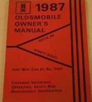 1987 Oldsmobile Delta 88 & Ninety-Eight Owner's Manual