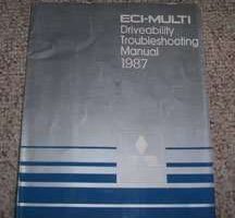 1987 Mitsubishi Cordia ECI-Multi Driveablity Troublshooting Manual