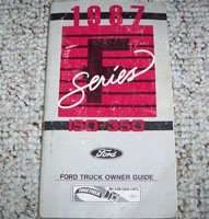 1987 Ford F-150 Truck Owner's Manual