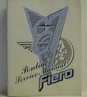 1987 Pontiac Fiero Owner's Manual