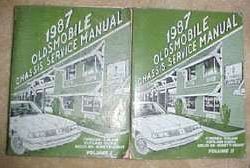 1987 Oldsmobile Firenza Service Manual