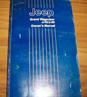 1987 Jeep Grand Wagoneer & Truck Owner's Manual
