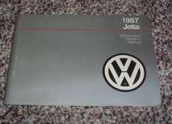 1987 Volkswagen Jetta Owner's Manual