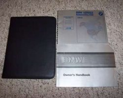 1987 BMW L6, M6 & 635CSi Owner's Manual Set