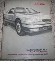 1987 Acura Legend Coupe Electrical Troubleshooting Manual
