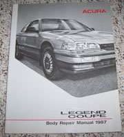 1987 Acura Legend Coupe Body Repair Manual
