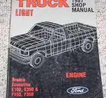 1987 Ford F-350 Truck Engine Service Manual