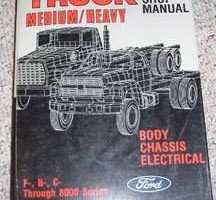 1987 Ford C-Series Truck Body, Chassis & Electrical Service Manual