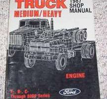 1987 Ford C-Series Truck Engine Service Manual