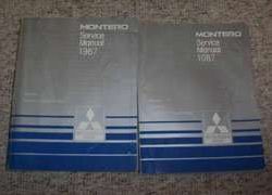 1987 Mitsubishi Montero Service Manual
