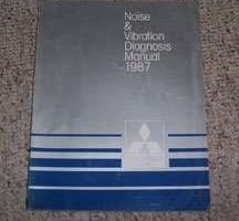 1987 Mitsubishi Tredia Noise & Vibration Diagnosis Manual