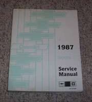 1987 Chevrolet Nova Service Manual