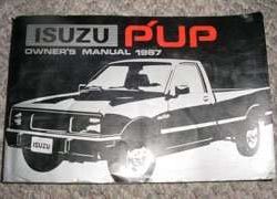 1987 Isuzu P'Up Owner's Manual