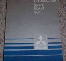 1987 Mitsubishi Precis Service Manual