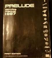 1987 Honda Prelude Service Manual