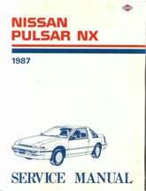 1987 Nissan Pulsar NX Service Manual