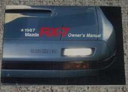 1987 Mazda RX-7 Owner's Manual