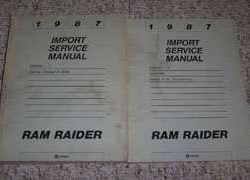 1987 Dodge Ram Raider Service Manual