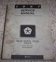 1987 Dodge Ram Truck & Ramcharger Service Manual