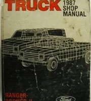 1987 Ford Ranger & Bronco II Service Manual