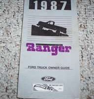 1987 Ford Ranger Owner's Manual