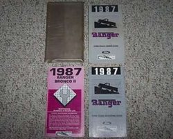 1987 Ford Ranger Owner's Manual Set