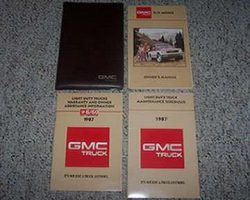 1987 GMC S-15 & S-15 Jimmy Owner's Manual Set