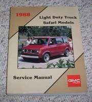 1987 GMC Safari Service Manual