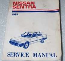 1987 Nissan Sentra Service Manual