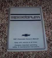 1987 Chevrolet Spectrum Owner's Manual