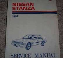 1987 Nissan Stanza Service Manual