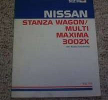 1987 Nissan Maxima Product Bulletin Manual