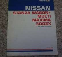 1987 Nissan Stanza Wagon/Multi Product Bulletin Manual