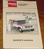 1987 GMC Suburban & Jimmy Owner's Manual