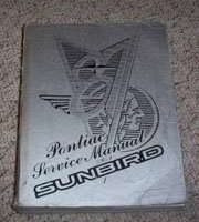 1987 Pontiac Sunbird Owner's Manual