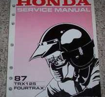 1987 Honda Fourtrax TRX125 Service Manual