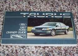 1987 Ford Taurus Owner's Manual