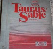 1987 Ford Taurus Service Manual