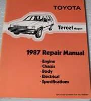 1987 Toyota Tercel Wagon Service Repair Manual