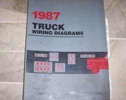 1987 Ford F-150 Truck Large Format Wiring Diagrams Manual