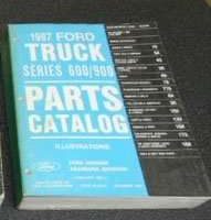 1987 Ford CL-Series Trucks Parts Catalog Illustrations
