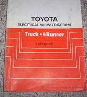 1987 Toyota Truck & 4Runner Electrical Wiring Diagram Manual
