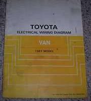1987 Toyota Van Electrical Wiring Diagram Manual