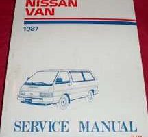 1987 Nissan Van Service Manual