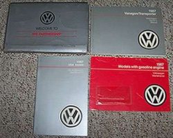 1987 Volkswagen Vanagon & Transporter Owner's Manual Set