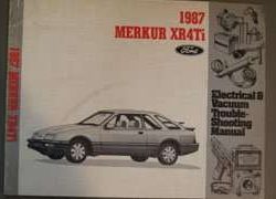 1987 Merkur XR4Ti Electrical & Vacuum Troubleshooting Manual
