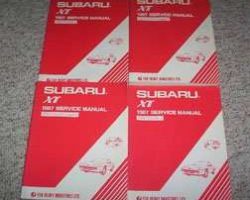 1987 Subaru XT Owner's Manual