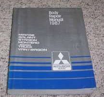 1987 Mitsubishi Montero Body Repair Manual