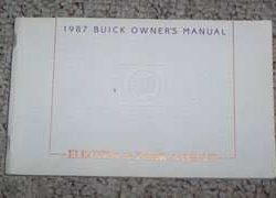 1987 Buick Electra & Park Avenue Owner's Manual